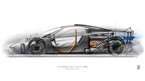 T.50 sketch by Gordon Murray