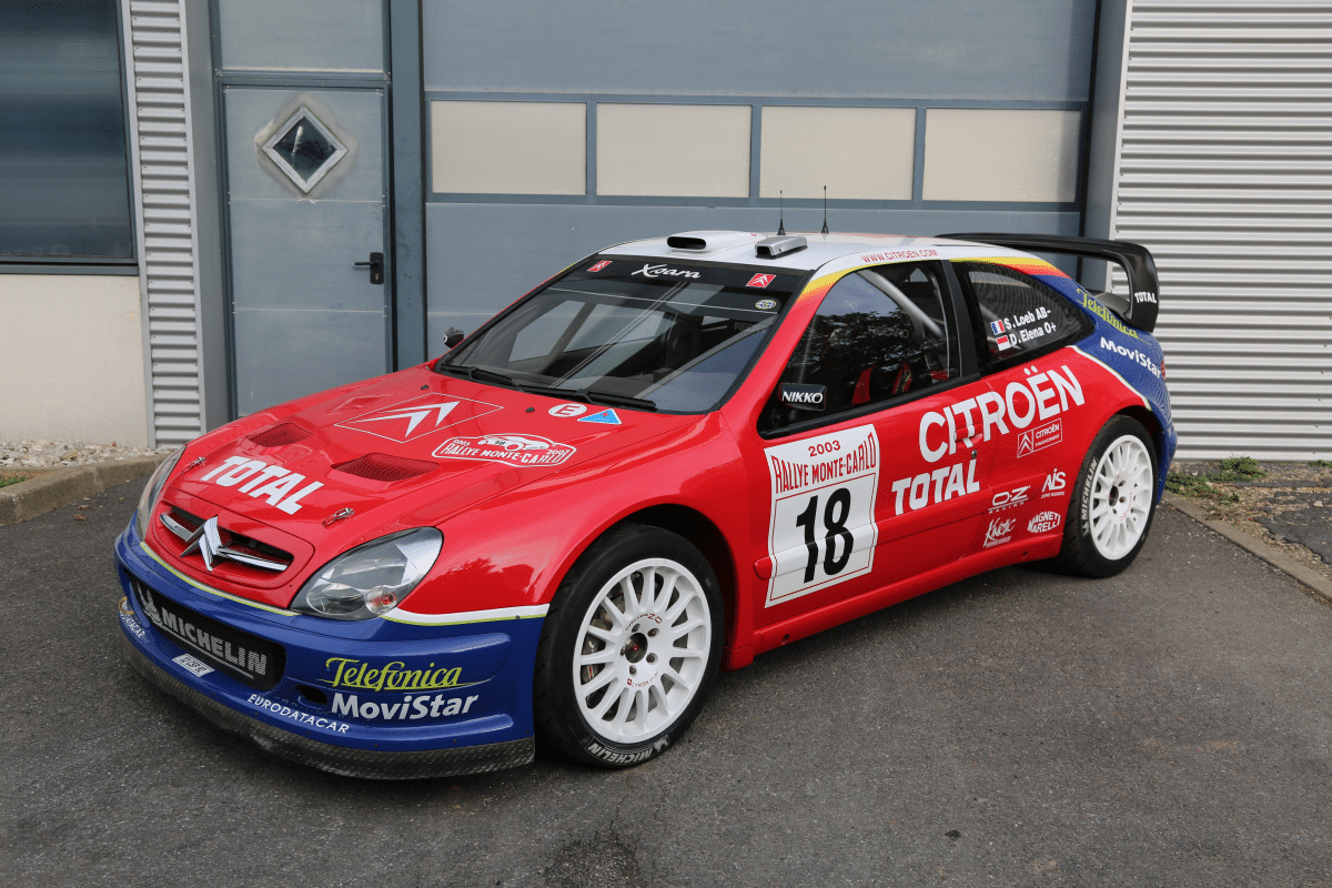 Citroën Xsara WRC S.Loeb Monte Carlo 2003 Copyrights Aventure Citroën