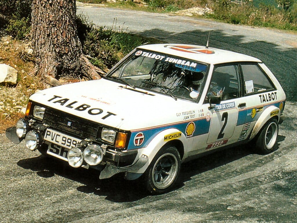 Talbot Sunbeam Lotus Rally car - AG84