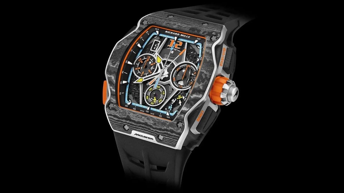 RICHARD MILLE  RM 65-01 CHRONOGRAPHE AUTOMATIQUE A RATTRAPANTE MCLAREN W1